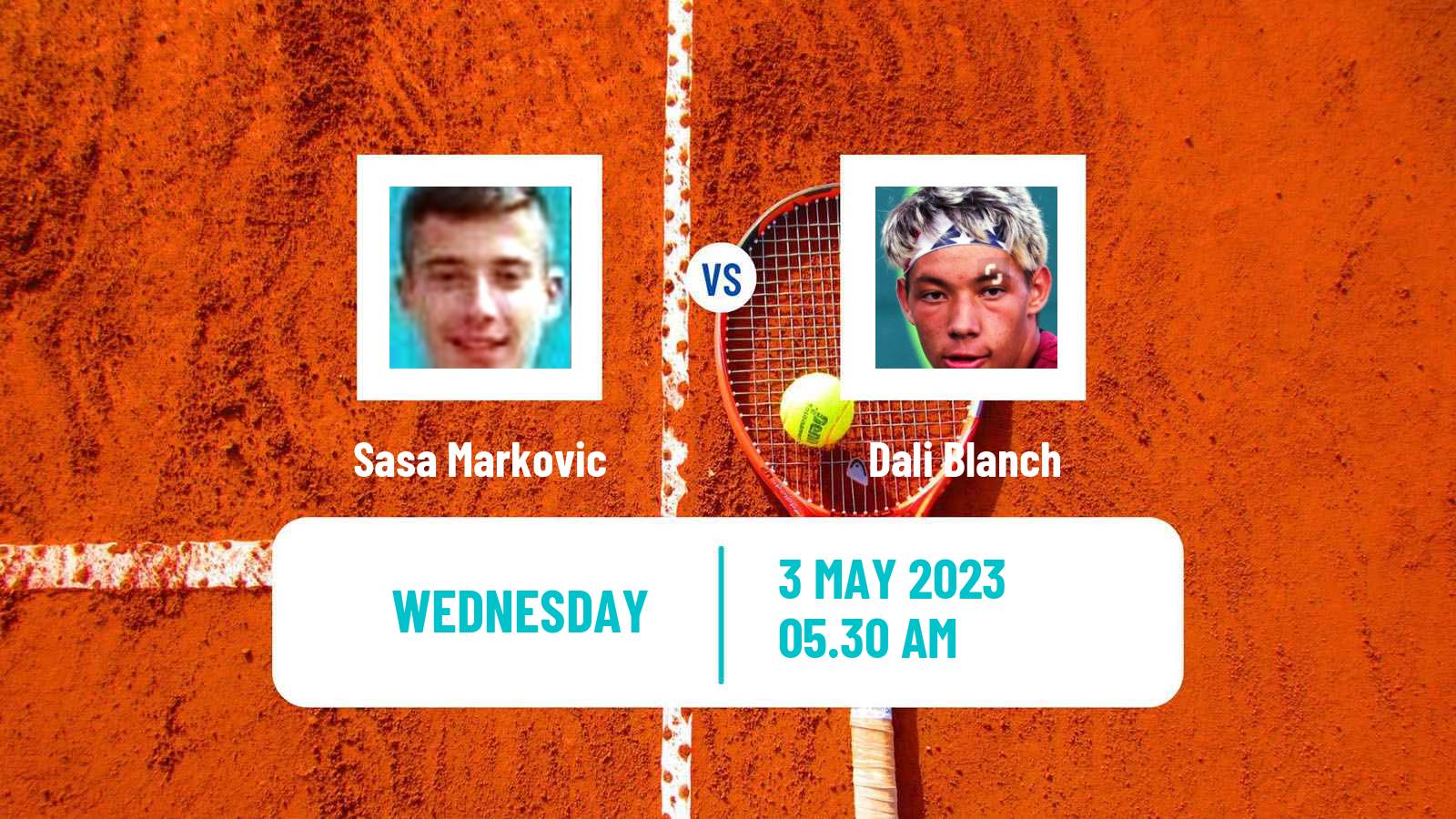 Tennis ITF Tournaments Sasa Markovic - Dali Blanch