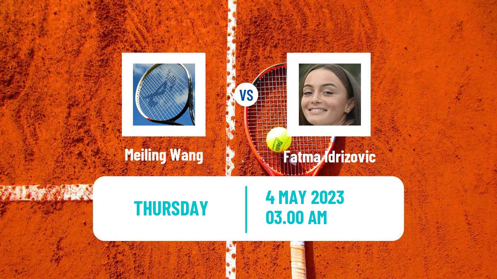 Tennis ITF Tournaments Meiling Wang - Fatma Idrizovic