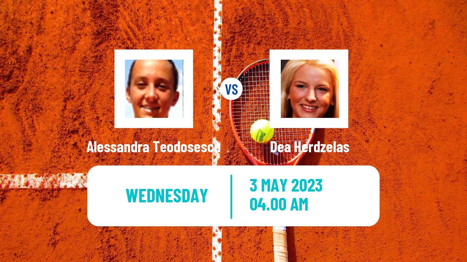 Tennis ITF Tournaments Alessandra Teodosescu - Dea Herdzelas