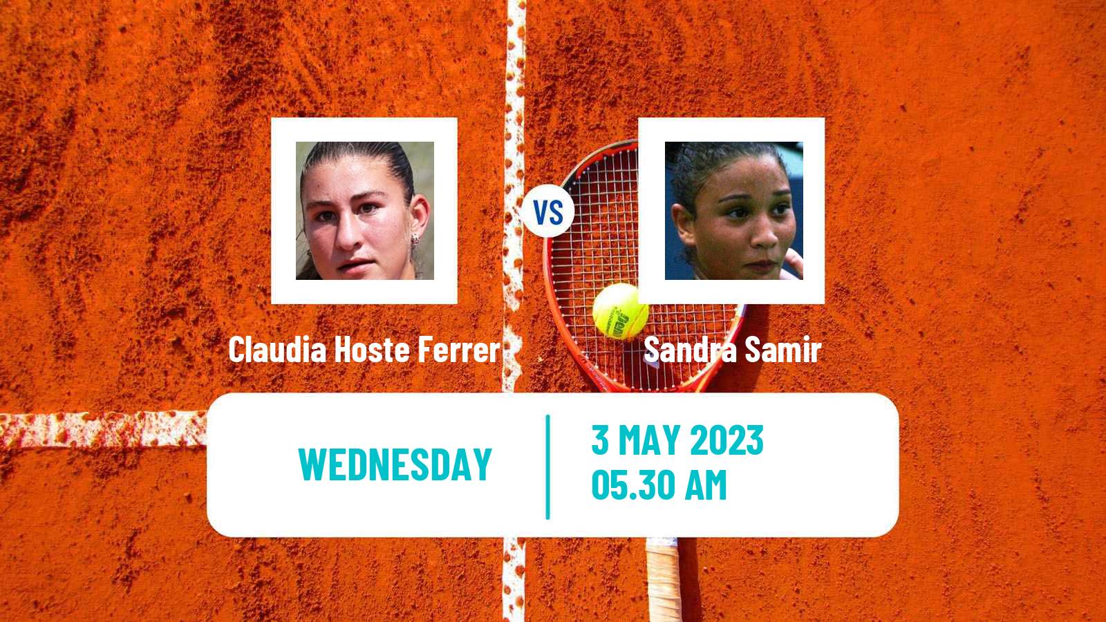 Tennis ITF Tournaments Claudia Hoste Ferrer - Sandra Samir