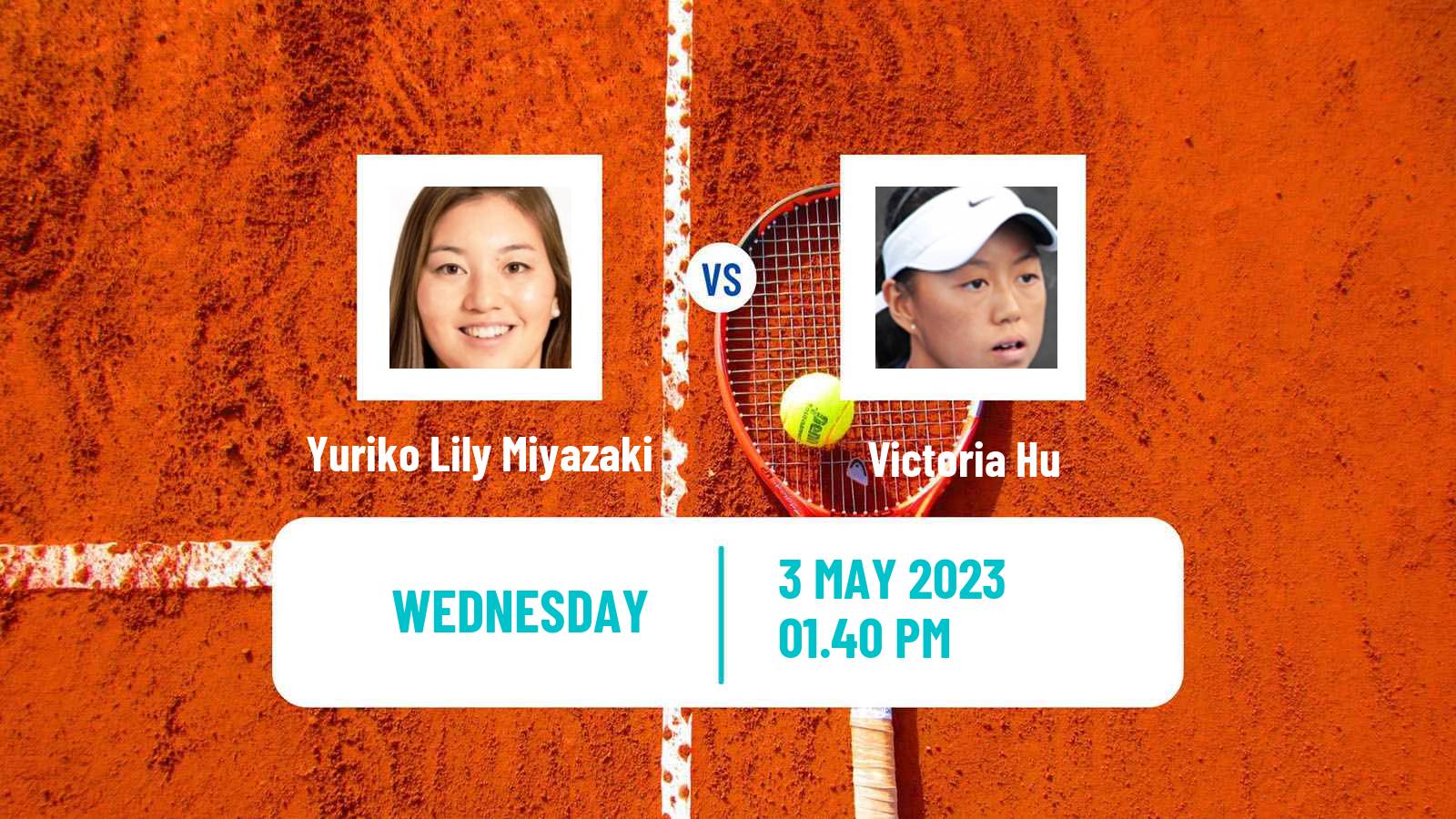 Tennis ITF Tournaments Yuriko Lily Miyazaki - Victoria Hu