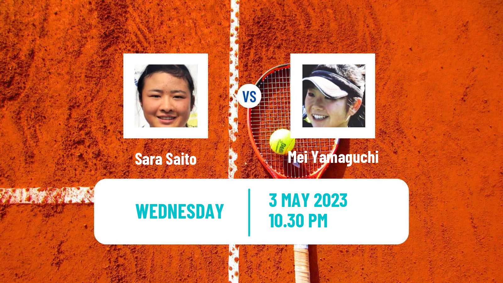 Tennis ITF Tournaments Sara Saito - Mei Yamaguchi