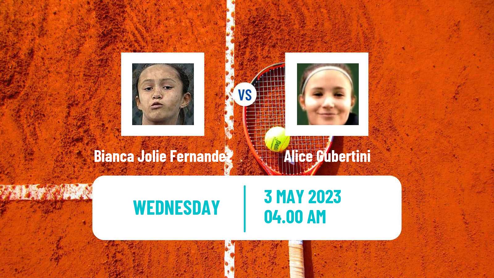 Tennis ITF Tournaments Bianca Jolie Fernandez - Alice Gubertini