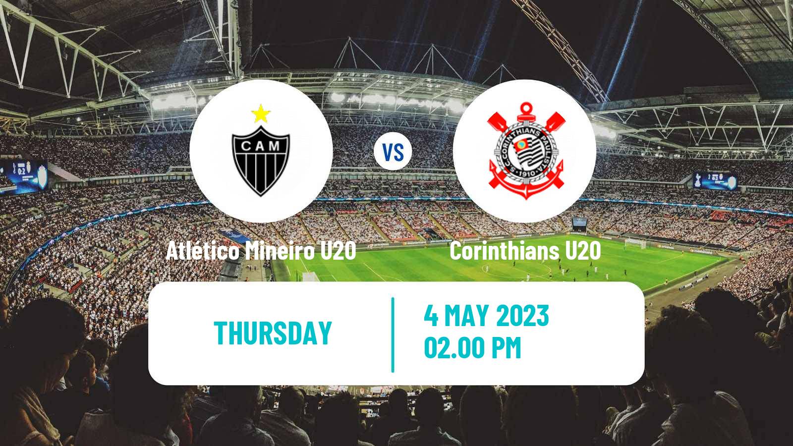 Soccer Brasileiro U20 Atlético Mineiro U20 - Corinthians U20
