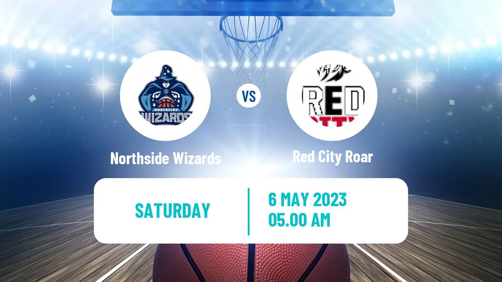 Basketball Australian NBL1 North Northside Wizards - Red City Roar