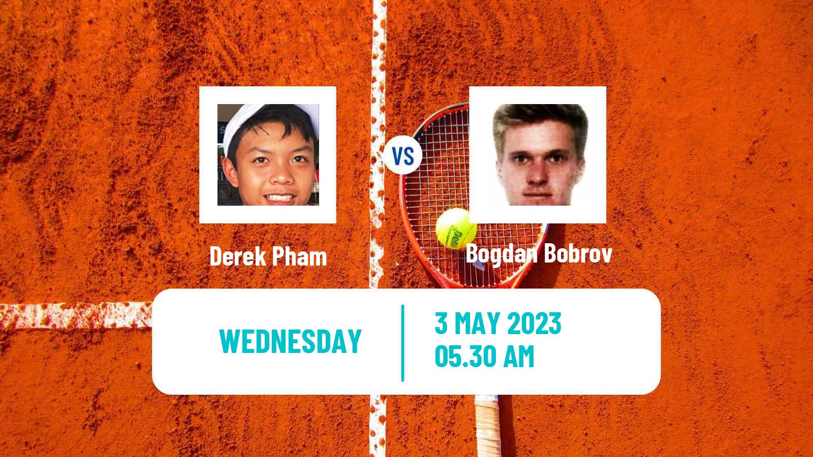 Tennis ITF Tournaments Derek Pham - Bogdan Bobrov