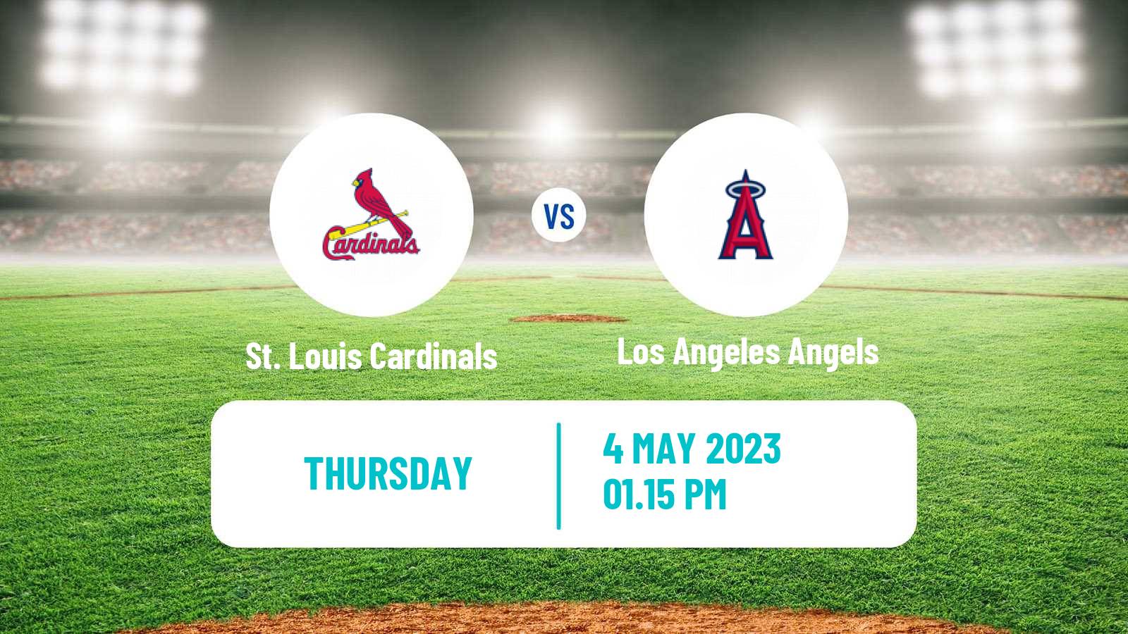 Baseball MLB St. Louis Cardinals - Los Angeles Angels