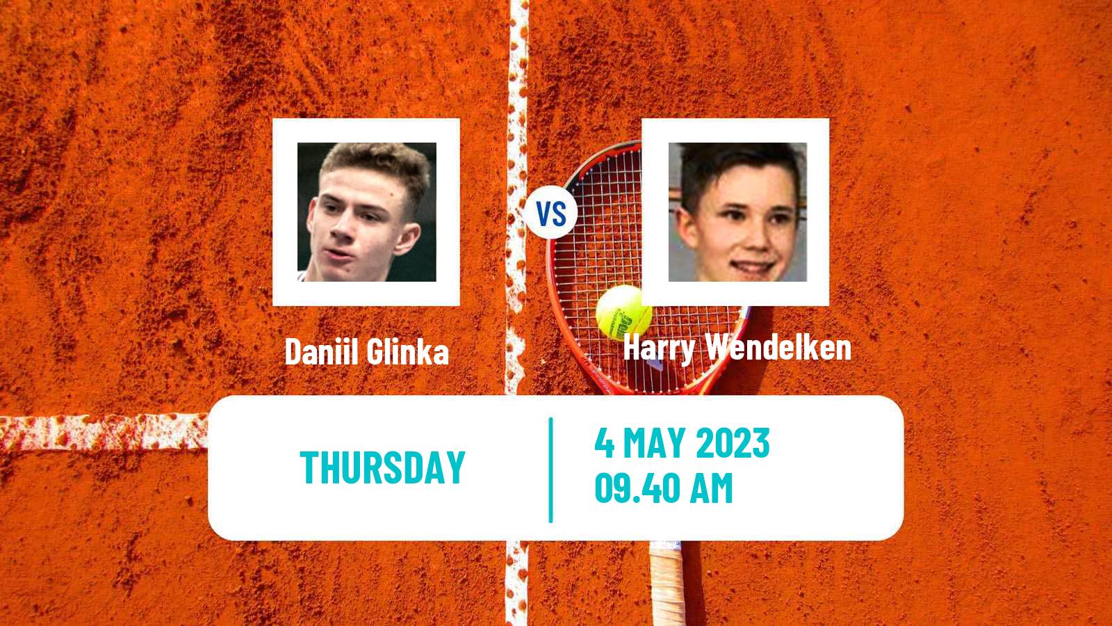 Tennis ITF Tournaments Daniil Glinka - Harry Wendelken