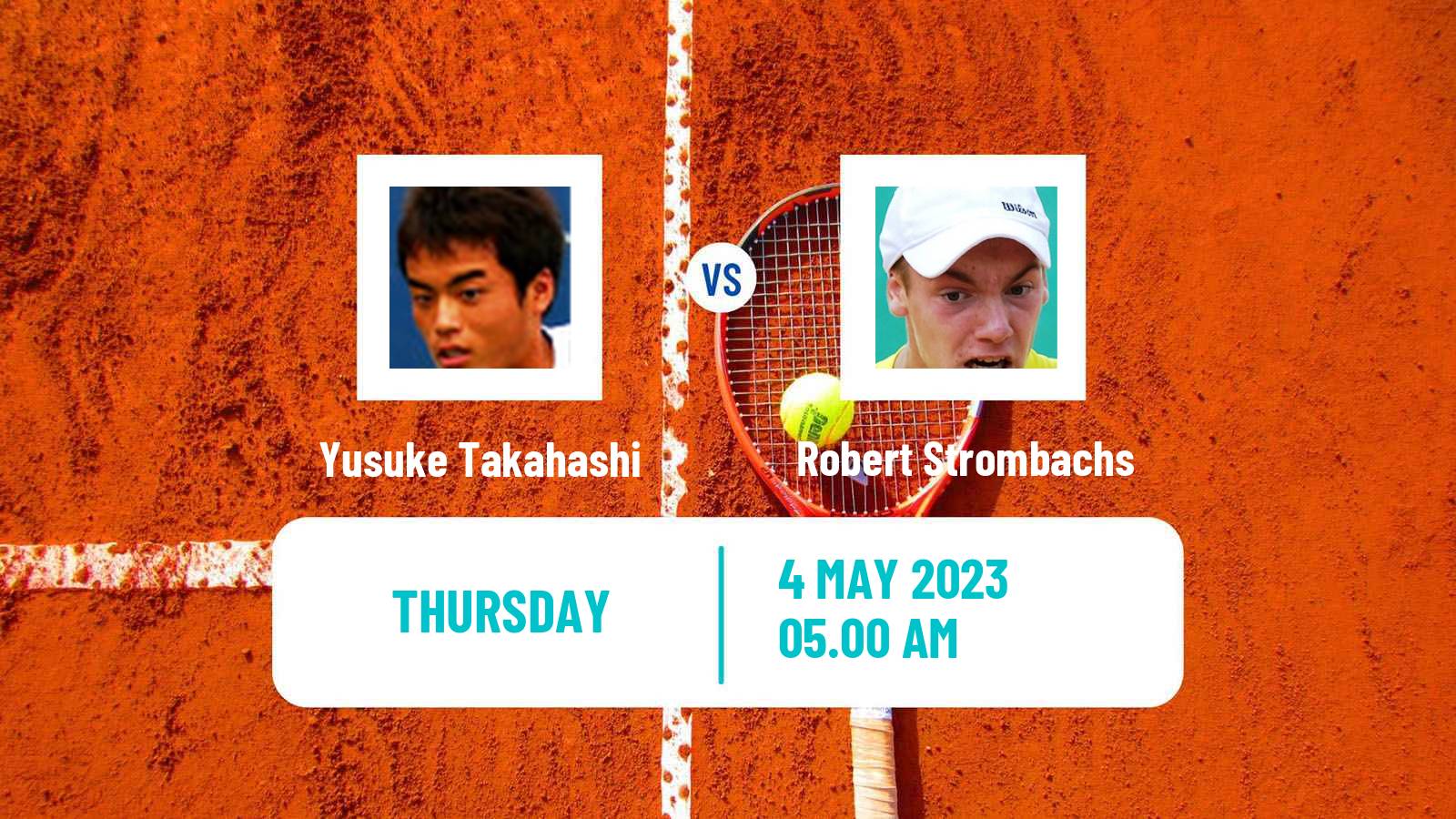 Tennis ITF Tournaments Yusuke Takahashi - Robert Strombachs