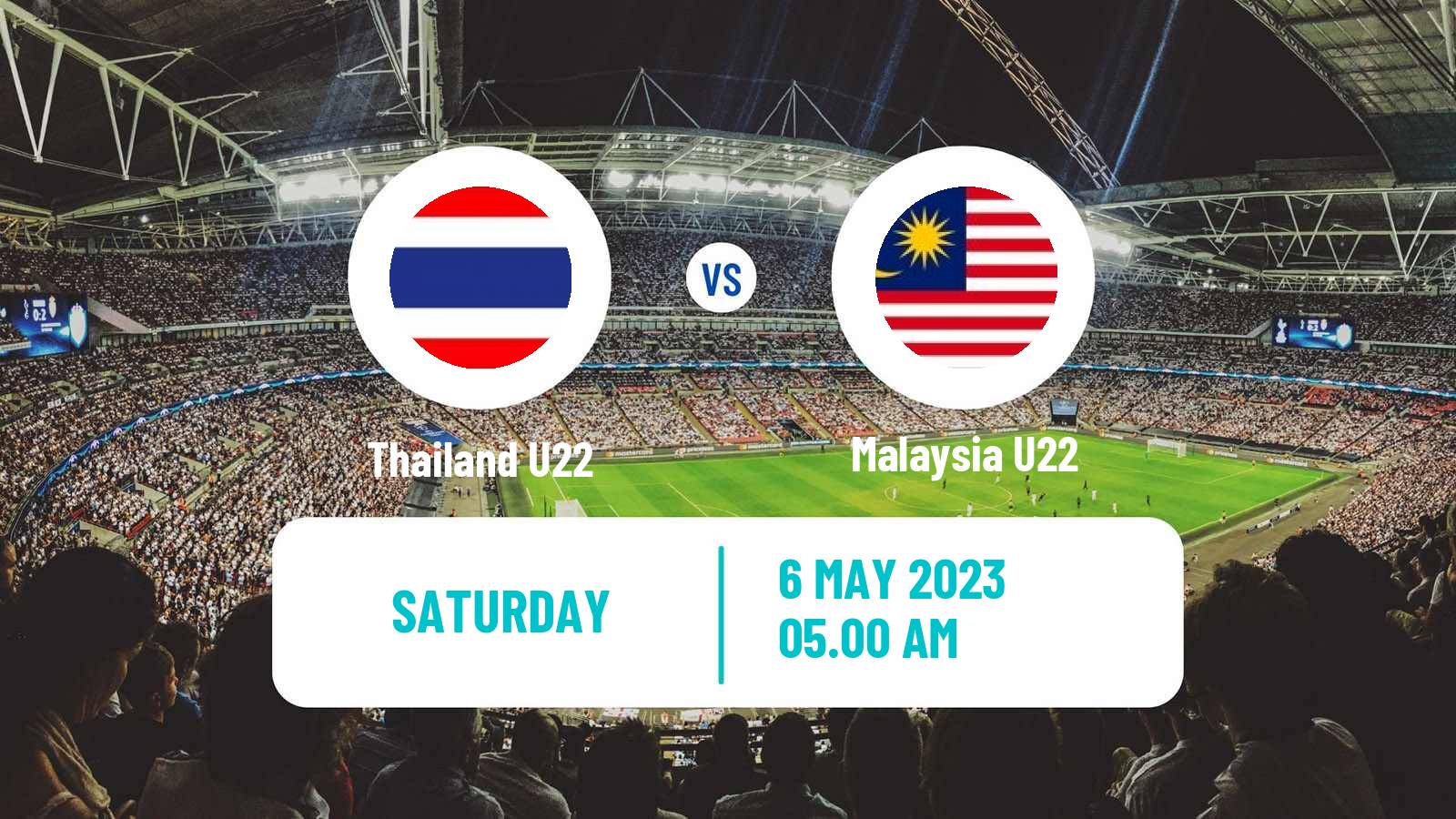 Soccer Southeast Asian Games Thailand U22 - Malaysia U22