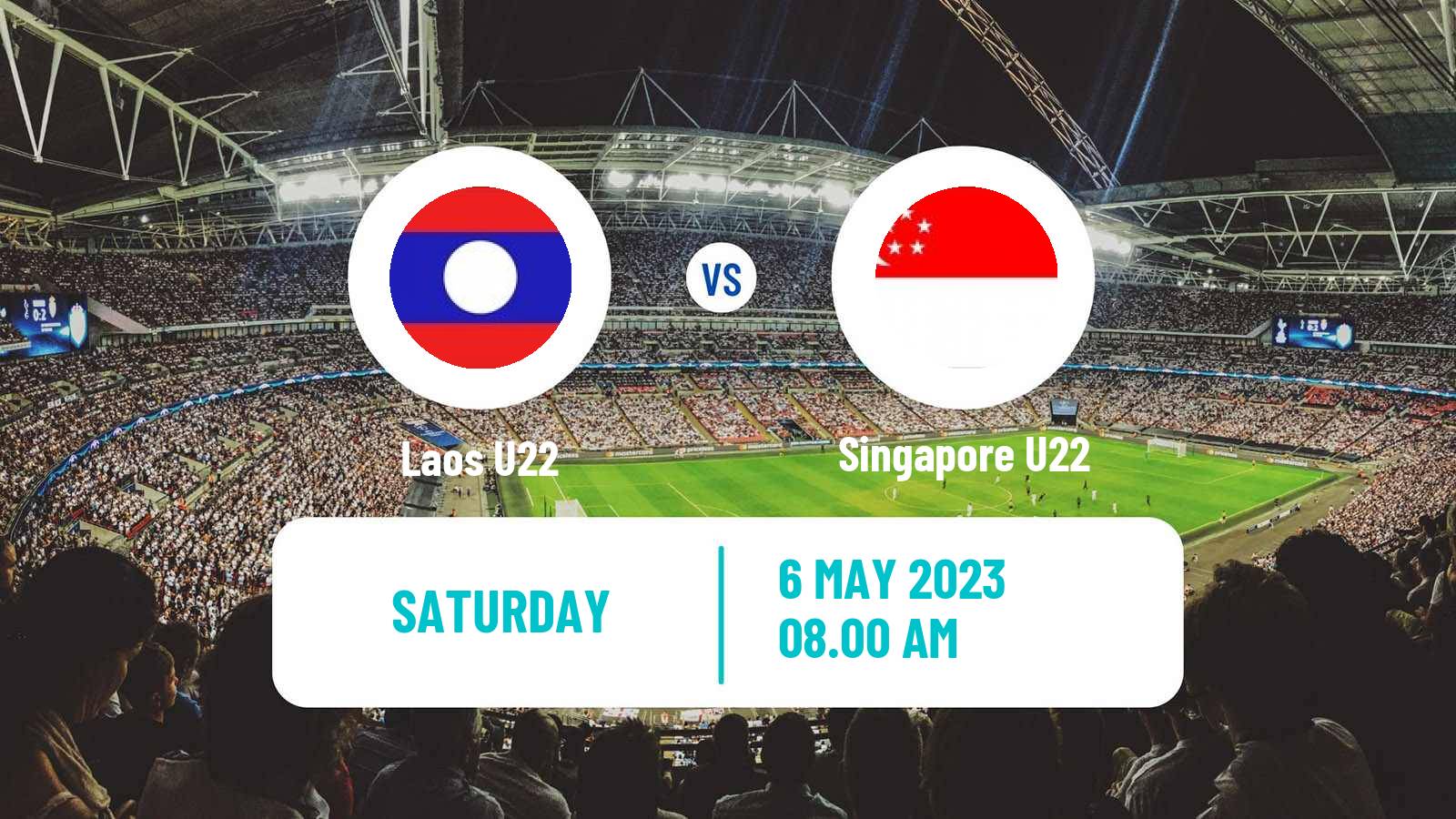 Soccer Southeast Asian Games Laos U22 - Singapore U22