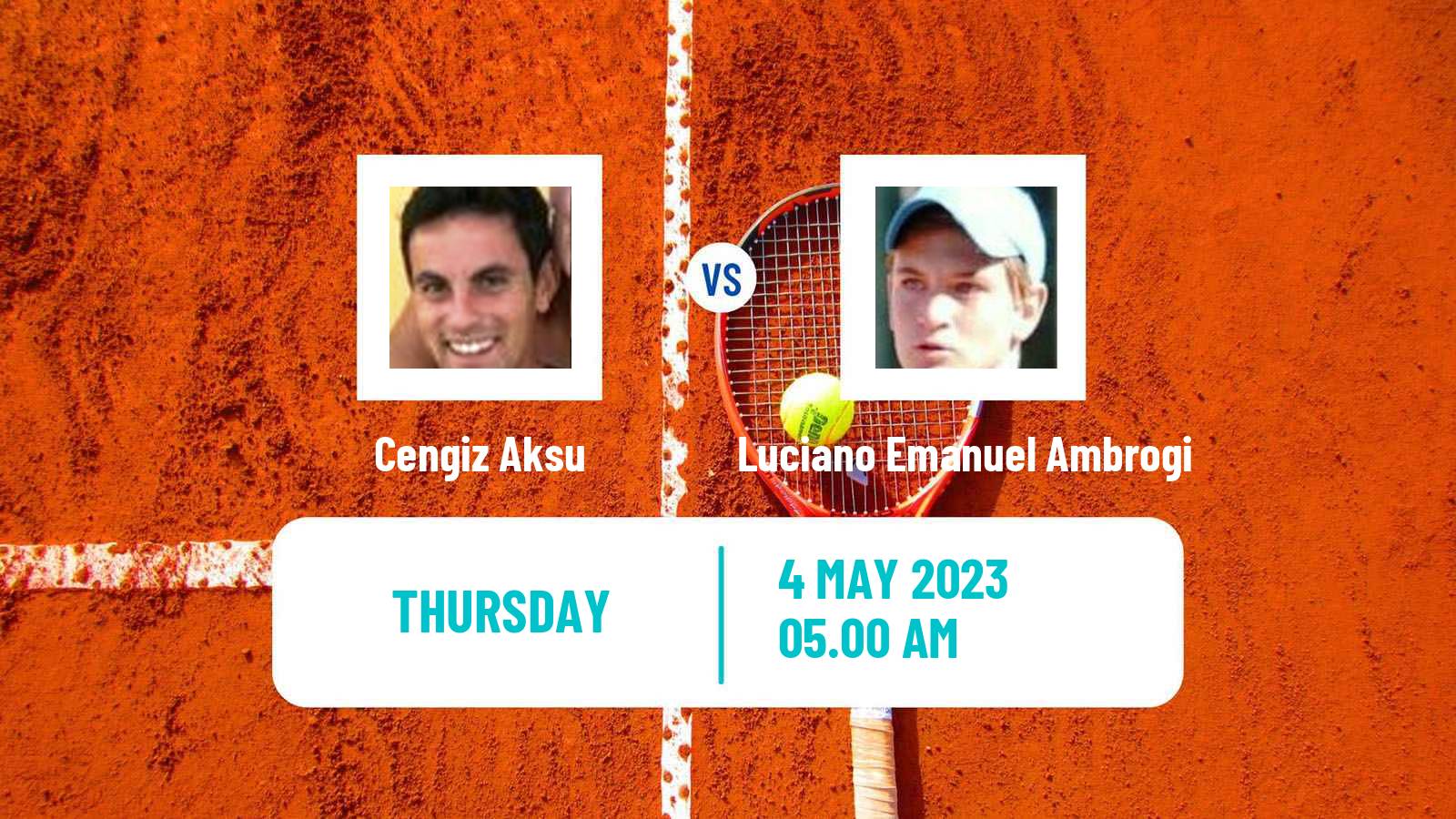 Tennis ITF Tournaments Cengiz Aksu - Luciano Emanuel Ambrogi