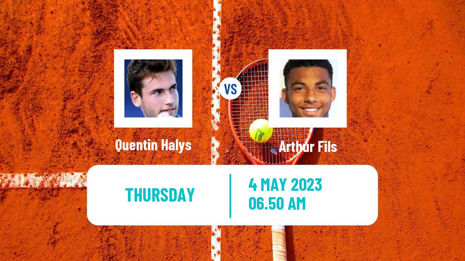 Tennis ATP Challenger Quentin Halys - Arthur Fils