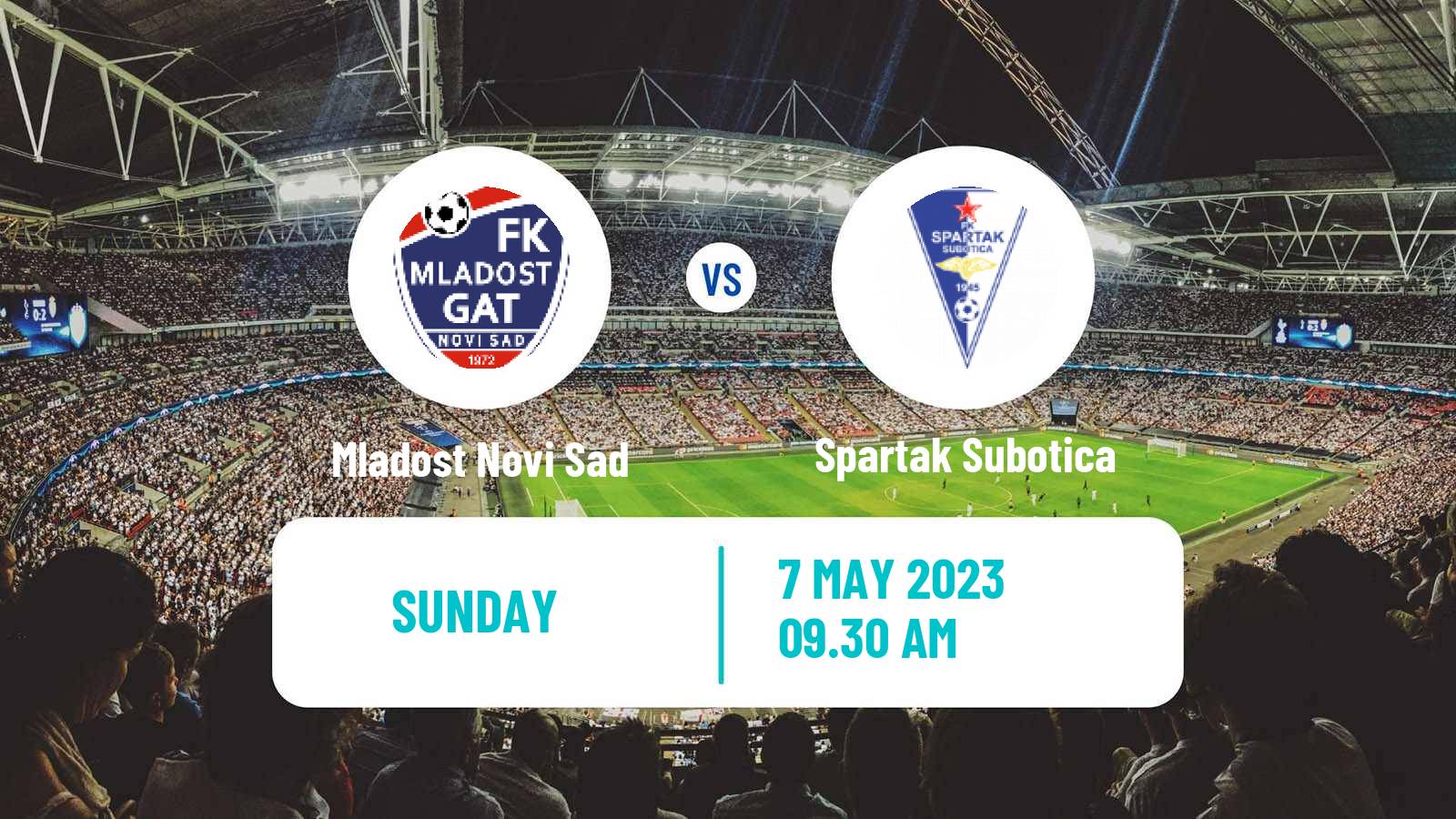 Soccer Serbian Superliga Mladost Novi Sad - Spartak Subotica