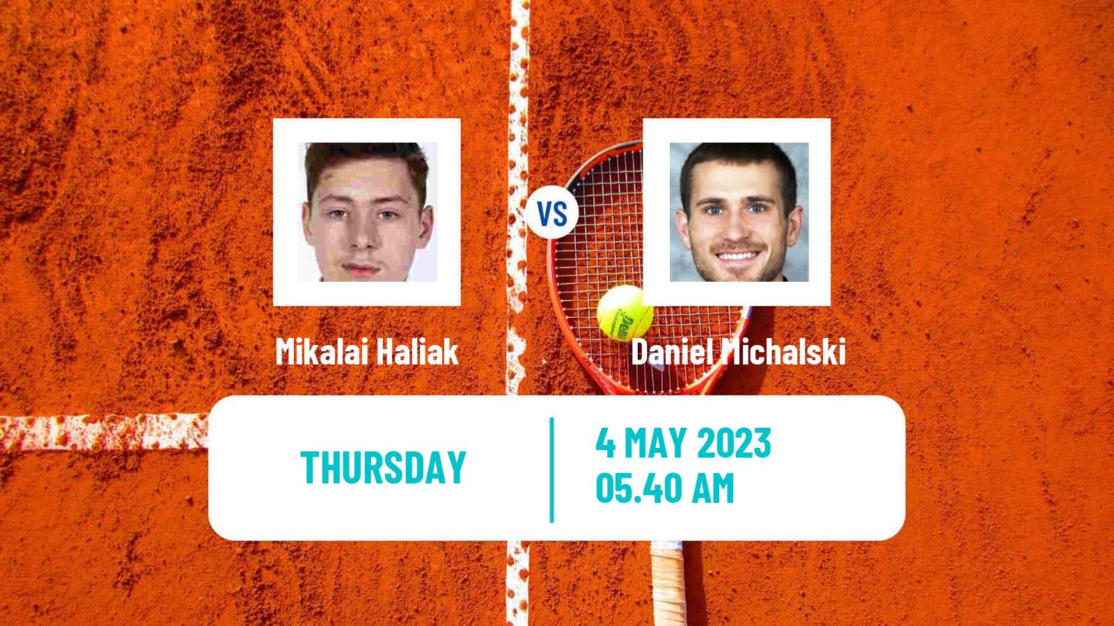 Tennis ITF Tournaments Mikalai Haliak - Daniel Michalski