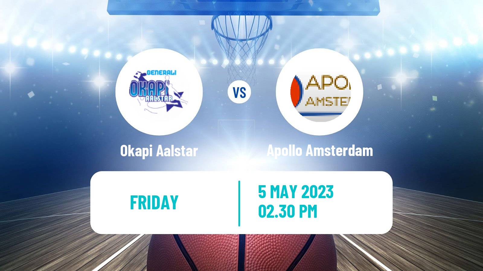 Basketball BNXT League Okapi Aalstar - Apollo Amsterdam