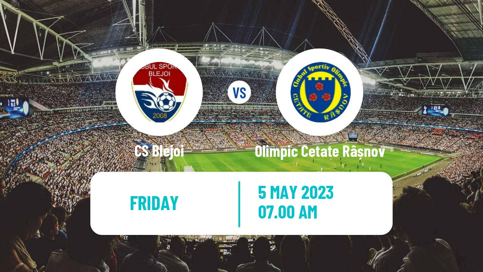 Soccer Romanian Liga 3 - Seria 5 Blejoi - Olimpic Cetate Râșnov
