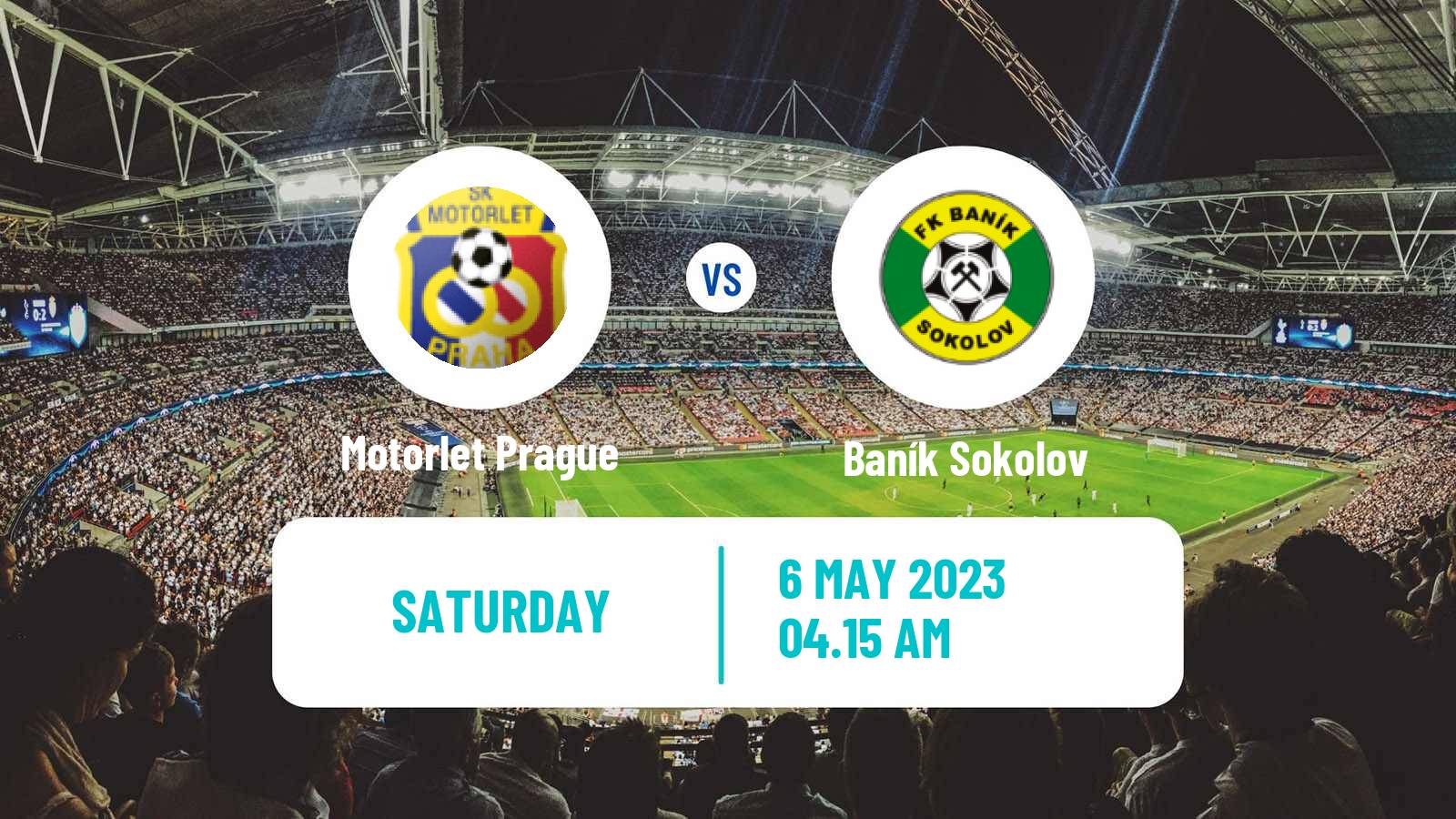 Soccer Czech CFL Group A Motorlet Prague - Baník Sokolov