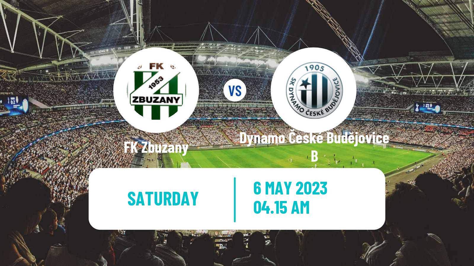 Soccer Czech CFL Group A Zbuzany - Dynamo České Budějovice B