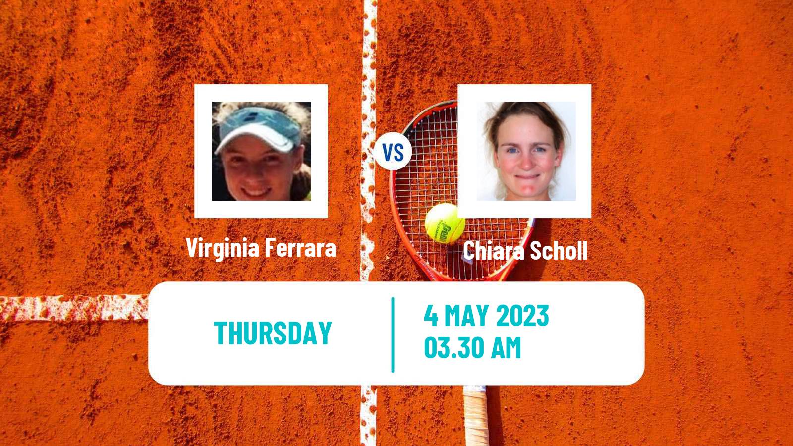 Tennis ITF Tournaments Virginia Ferrara - Chiara Scholl