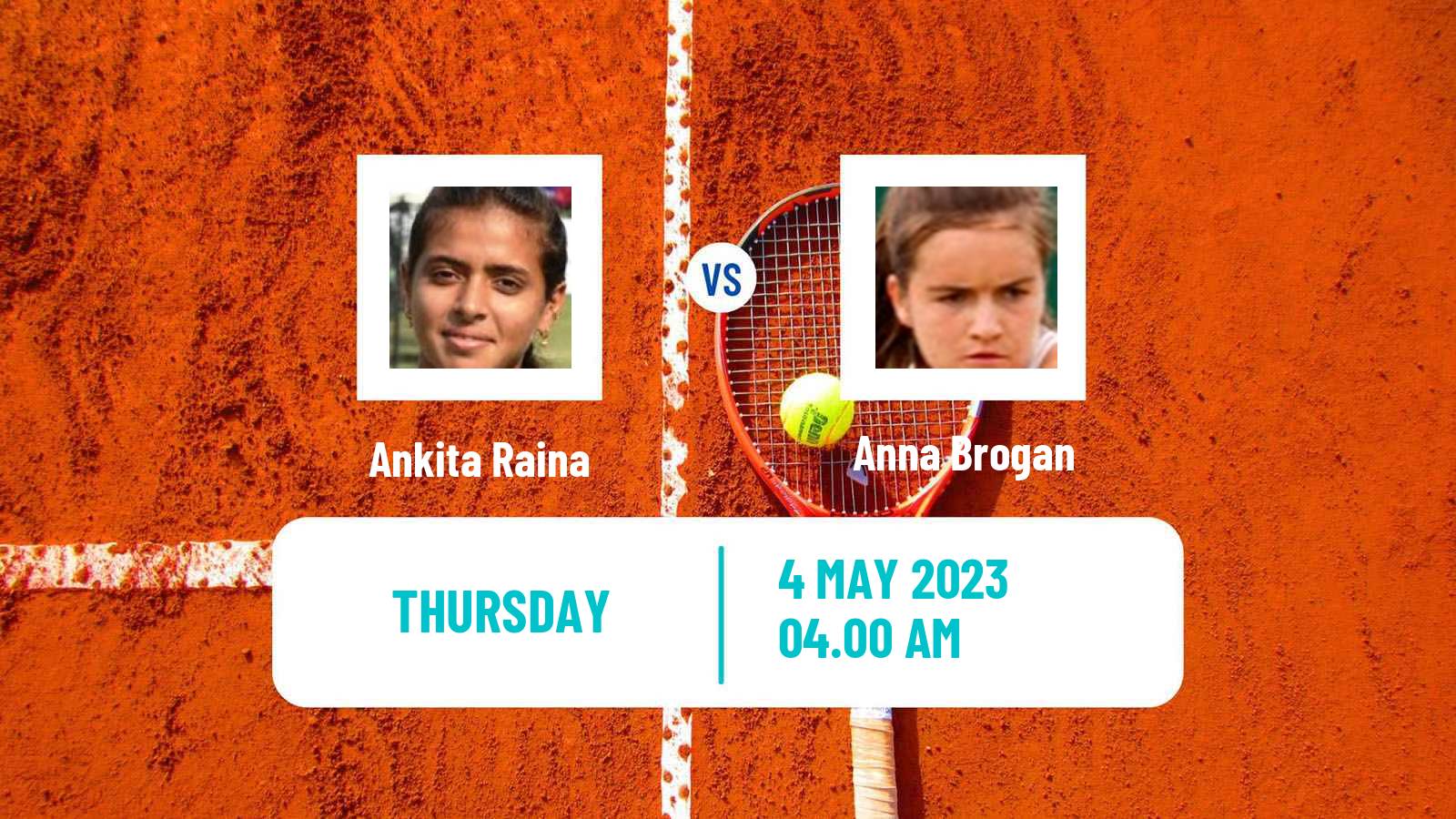 Tennis ITF Tournaments Ankita Raina - Anna Brogan