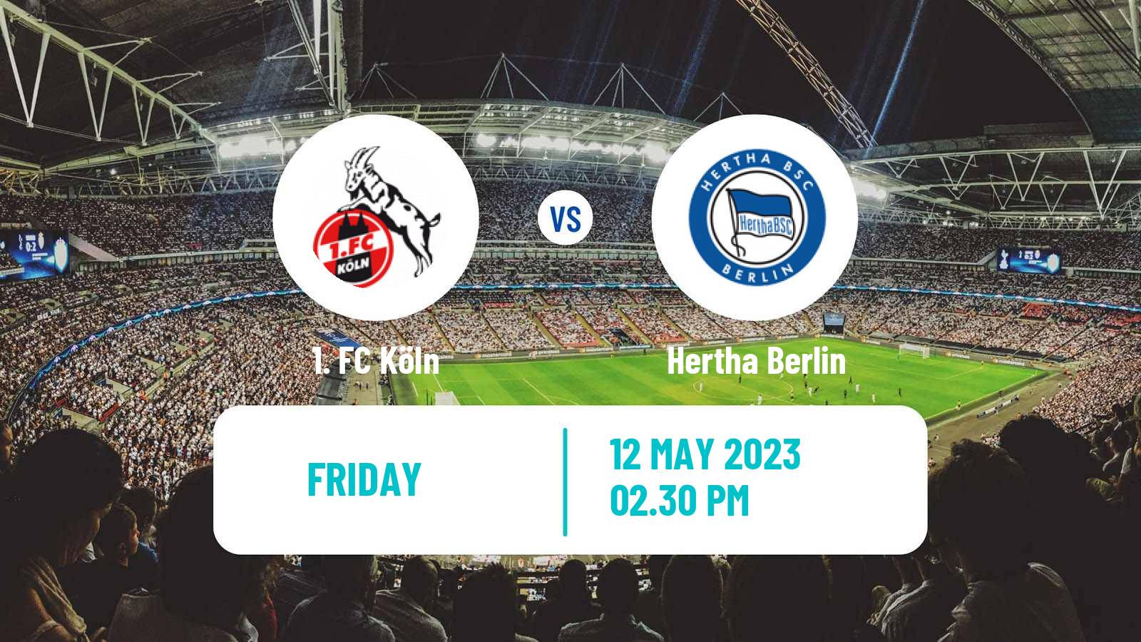 Soccer German Bundesliga Köln - Hertha Berlin