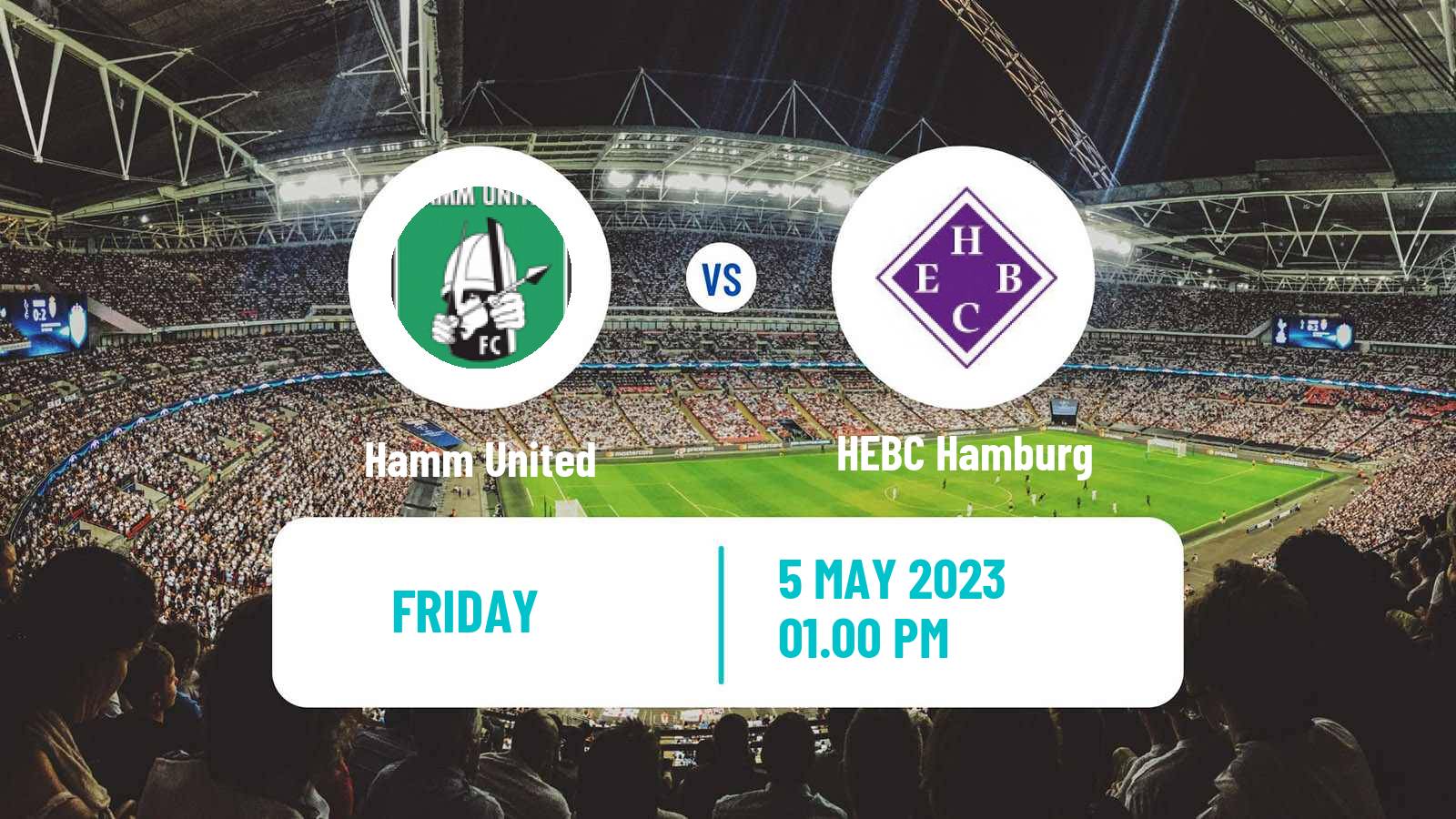 Soccer German Oberliga Hamburg Hamm United - HEBC Hamburg