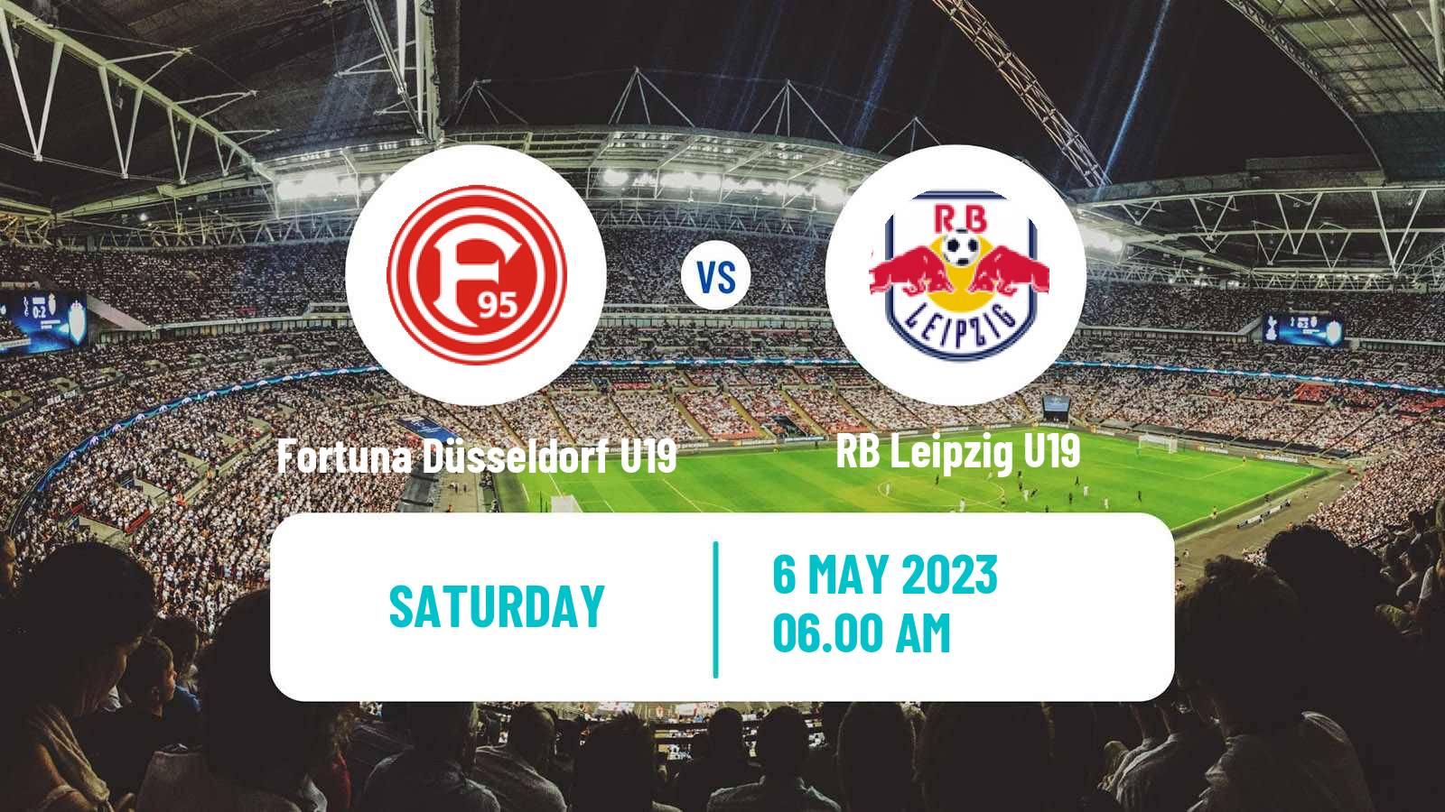 Soccer German Junioren Bundesliga Play Offs Fortuna Düsseldorf U19 - RB Leipzig U19