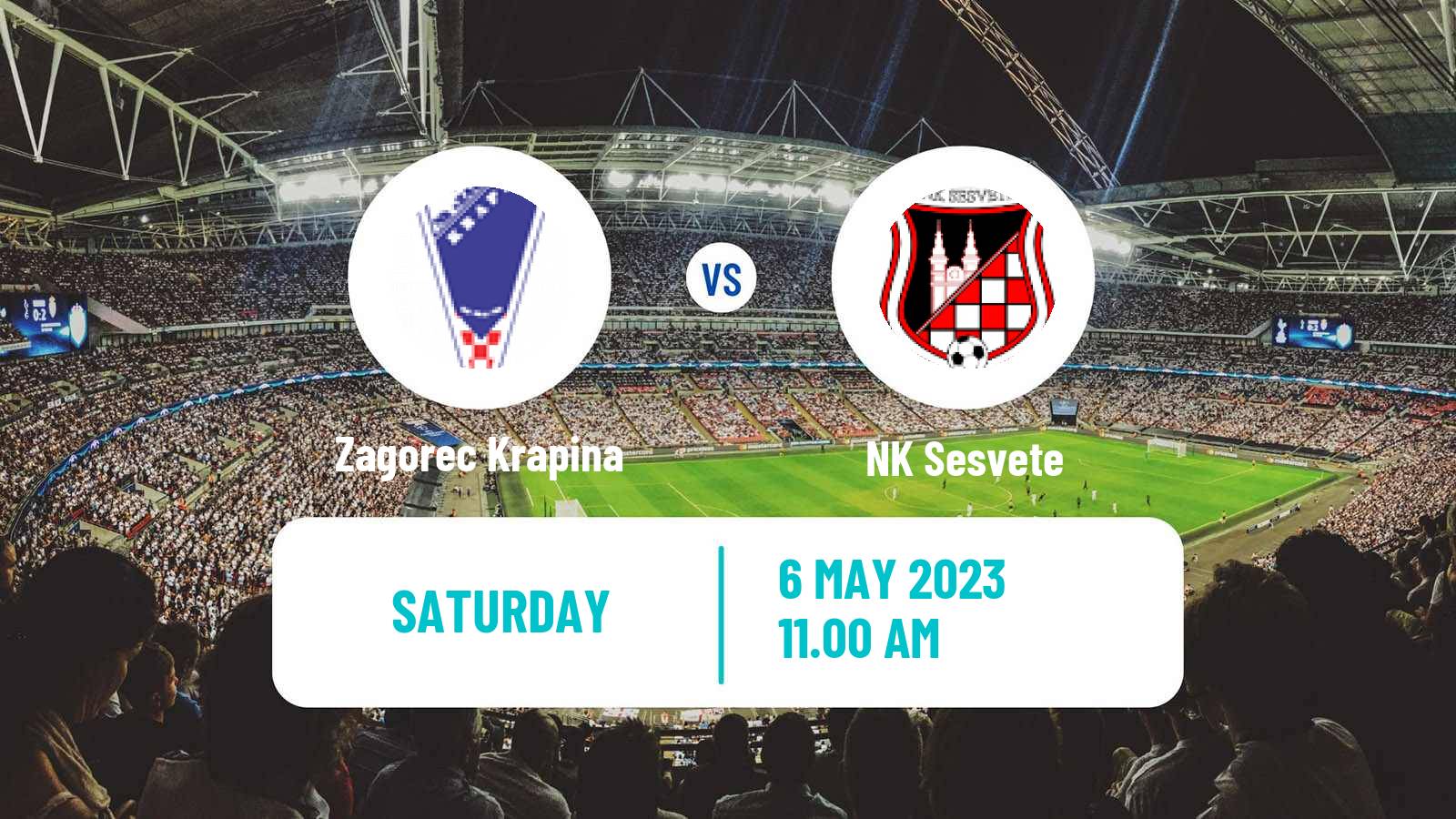 Soccer Croatian Druga NL Zagorec Krapina - Sesvete