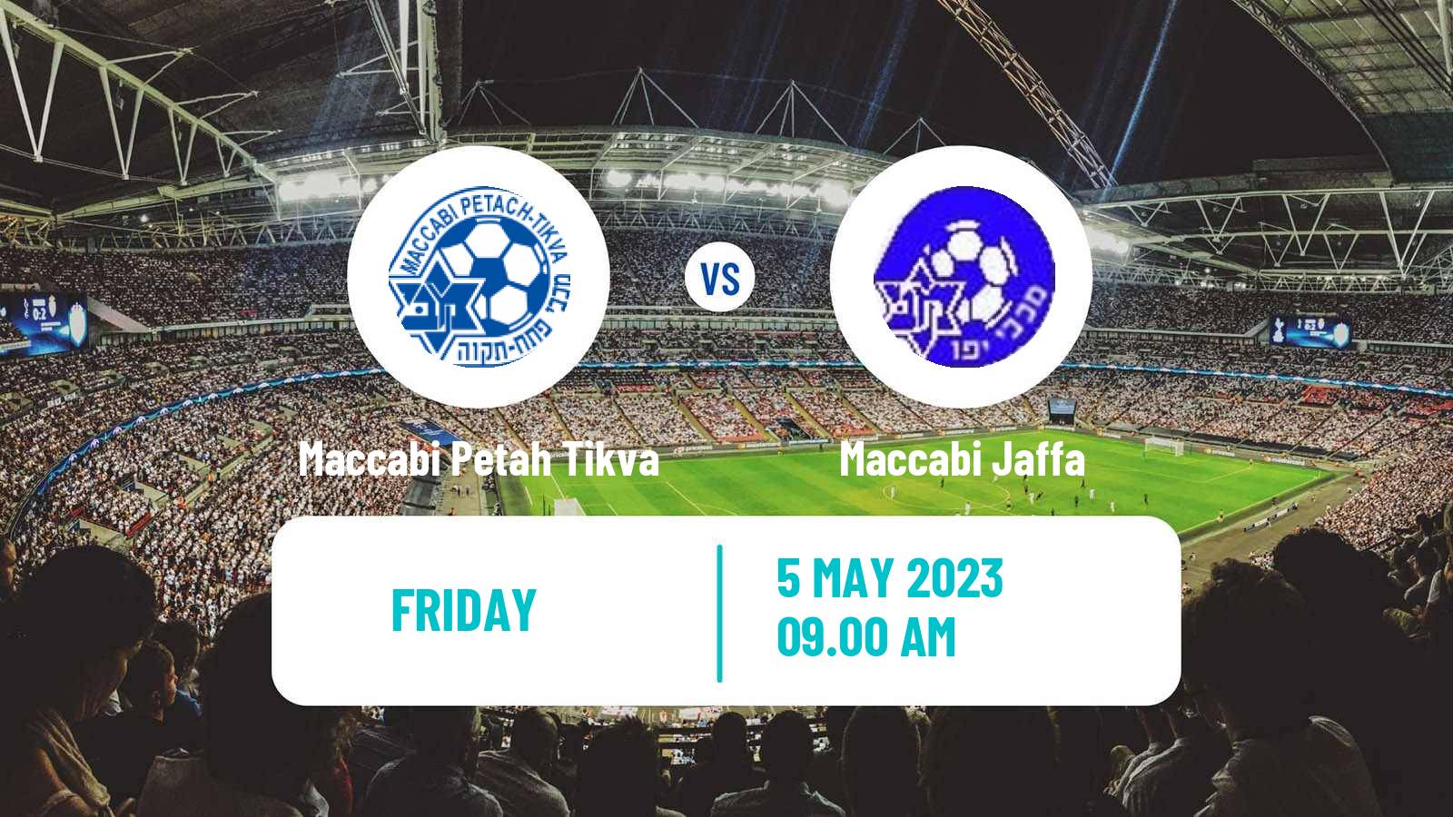 Soccer Israeli Liga Leumit Maccabi Petah Tikva - Maccabi Jaffa