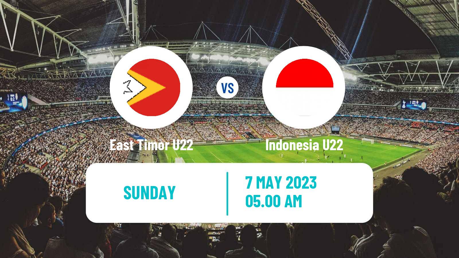 Soccer Southeast Asian Games East Timor U22 - Indonesia U22