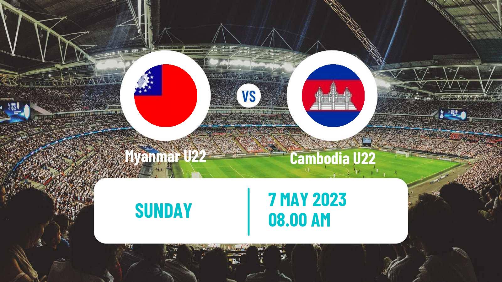 Soccer Southeast Asian Games Myanmar U22 - Cambodia U22