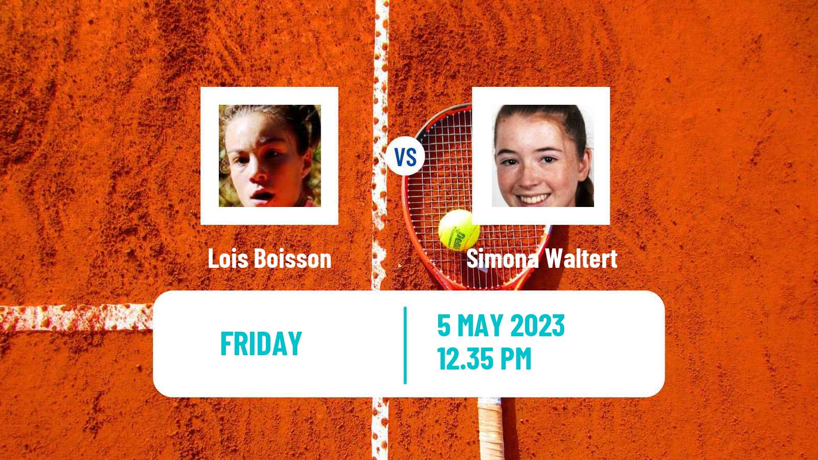 Tennis ITF Tournaments Lois Boisson - Simona Waltert