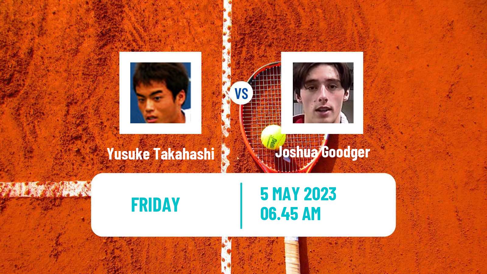 Tennis ITF Tournaments Yusuke Takahashi - Joshua Goodger