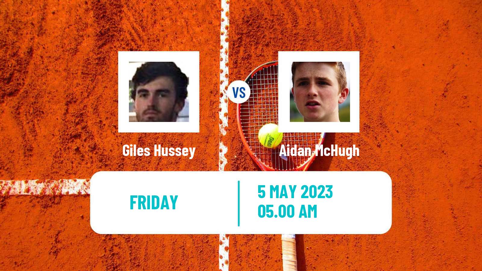 Tennis ITF Tournaments Giles Hussey - Aidan McHugh