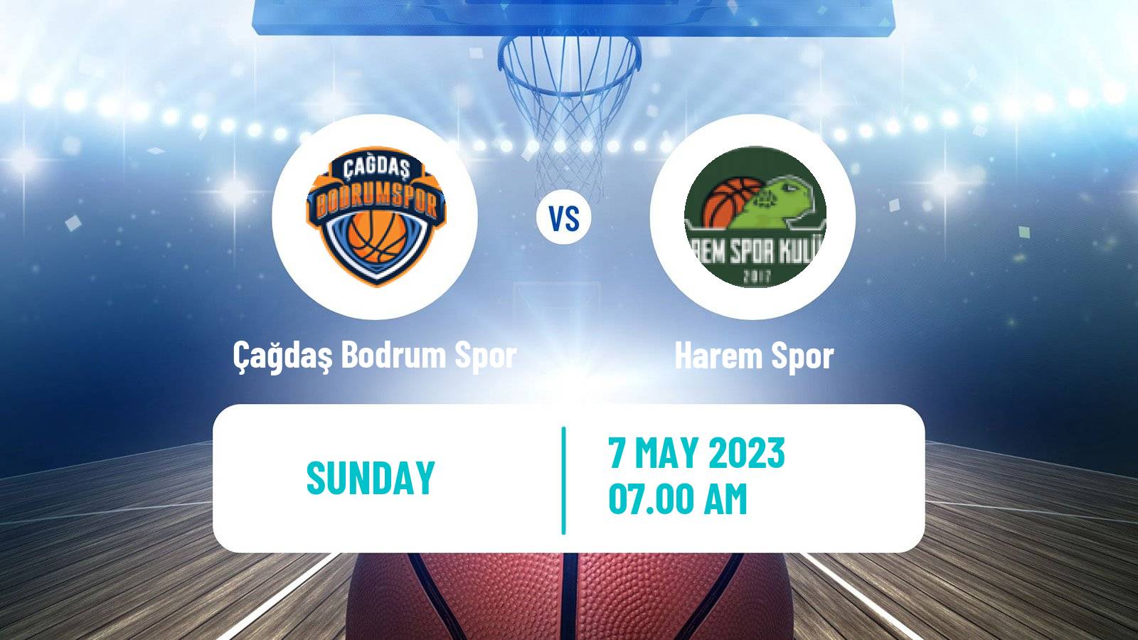 Basketball Turkish TBL Çağdaş Bodrum Spor - Harem Spor