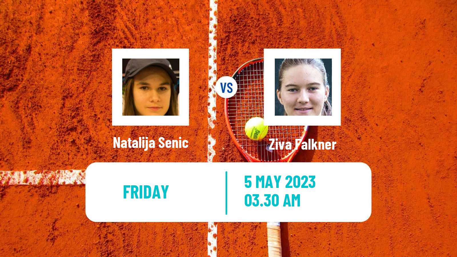 Tennis ITF Tournaments Natalija Senic - Ziva Falkner