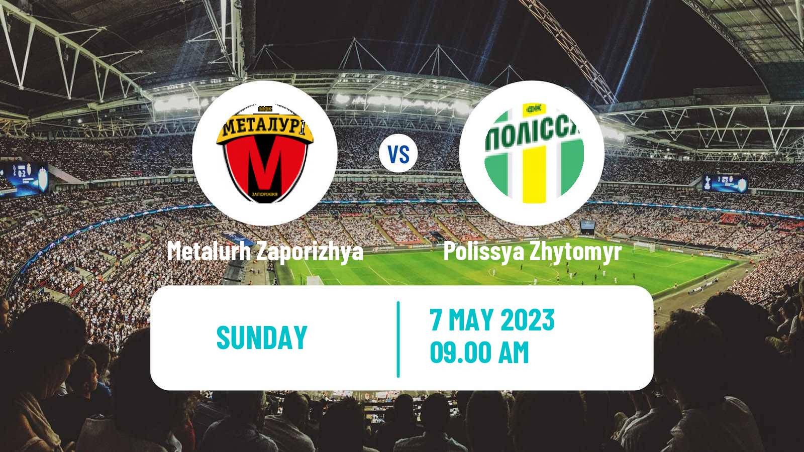 Soccer Ukrainian Persha Liga Metalurh Zaporizhya - Polissya Zhytomyr