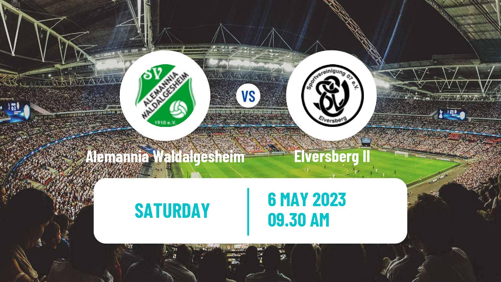 Soccer German Oberliga Rheinland-Pfalz/Saar Alemannia Waldalgesheim - Elversberg II