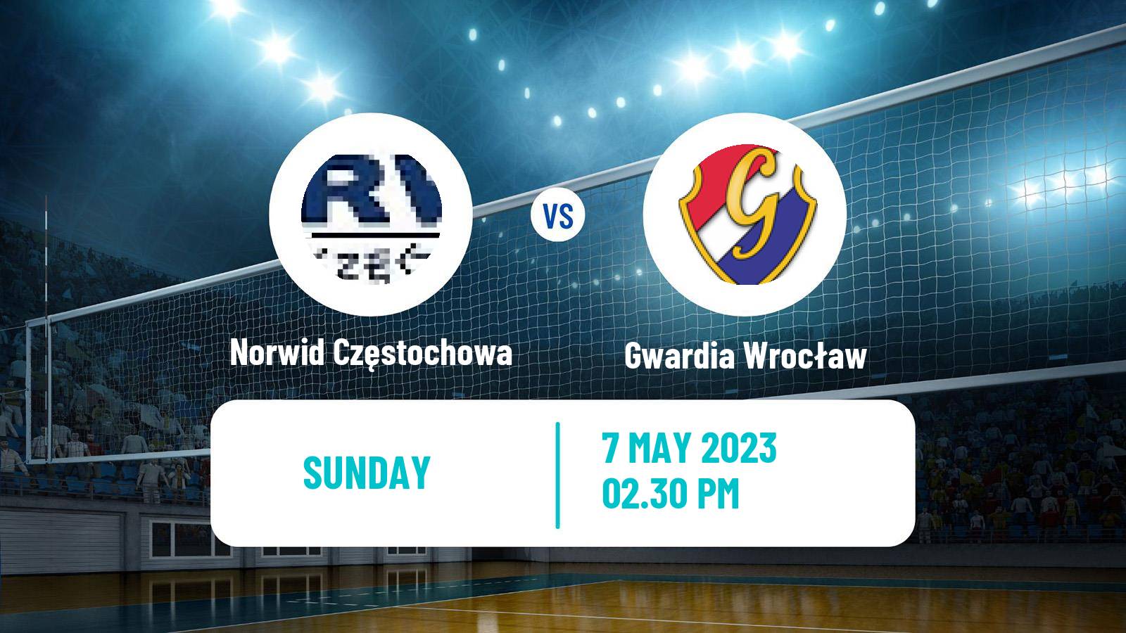 Volleyball Polish I Liga Volleyball Norwid Częstochowa - Gwardia Wrocław