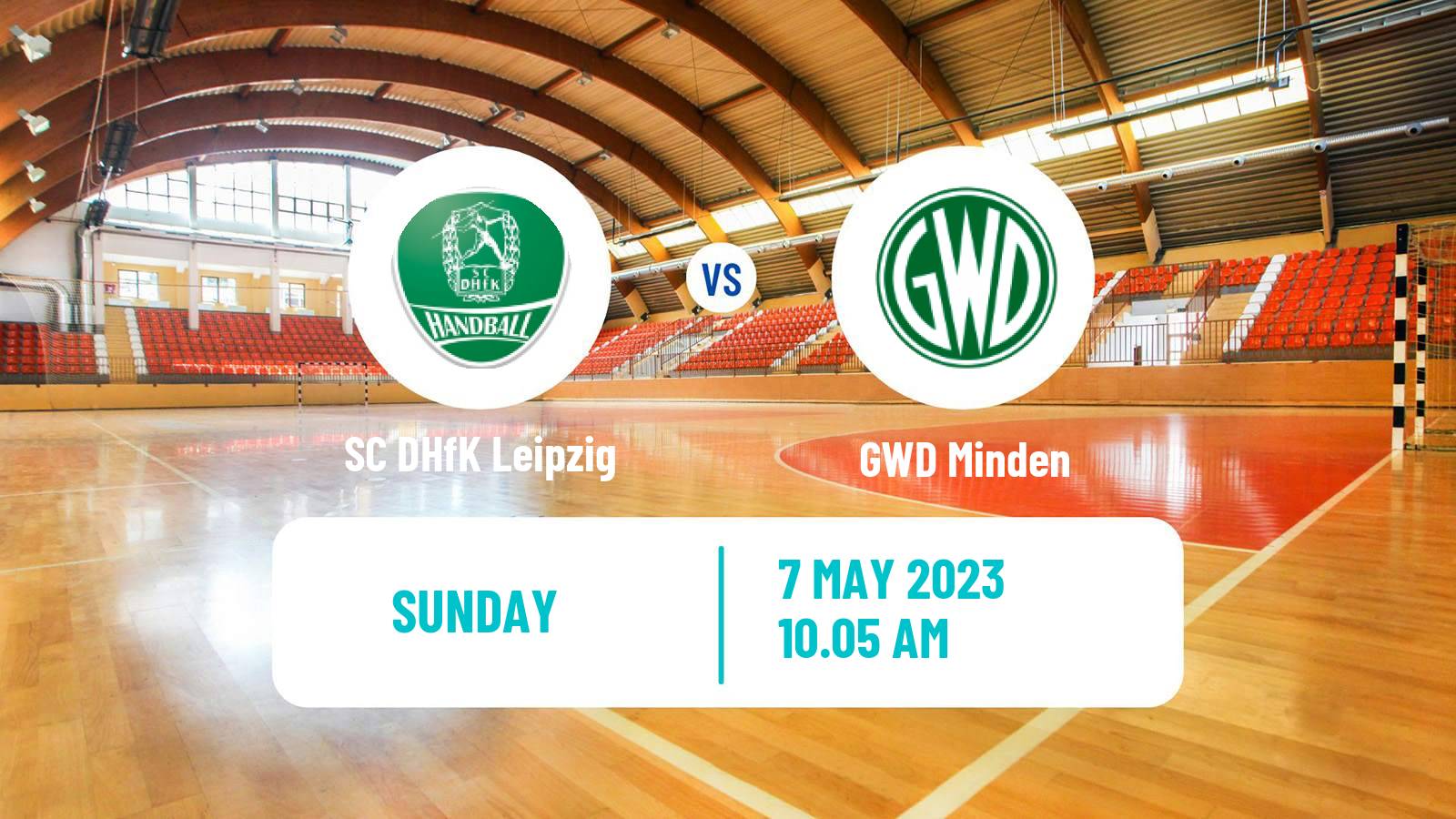 Handball German Bundesliga Handball SC DHfK Leipzig - GWD Minden