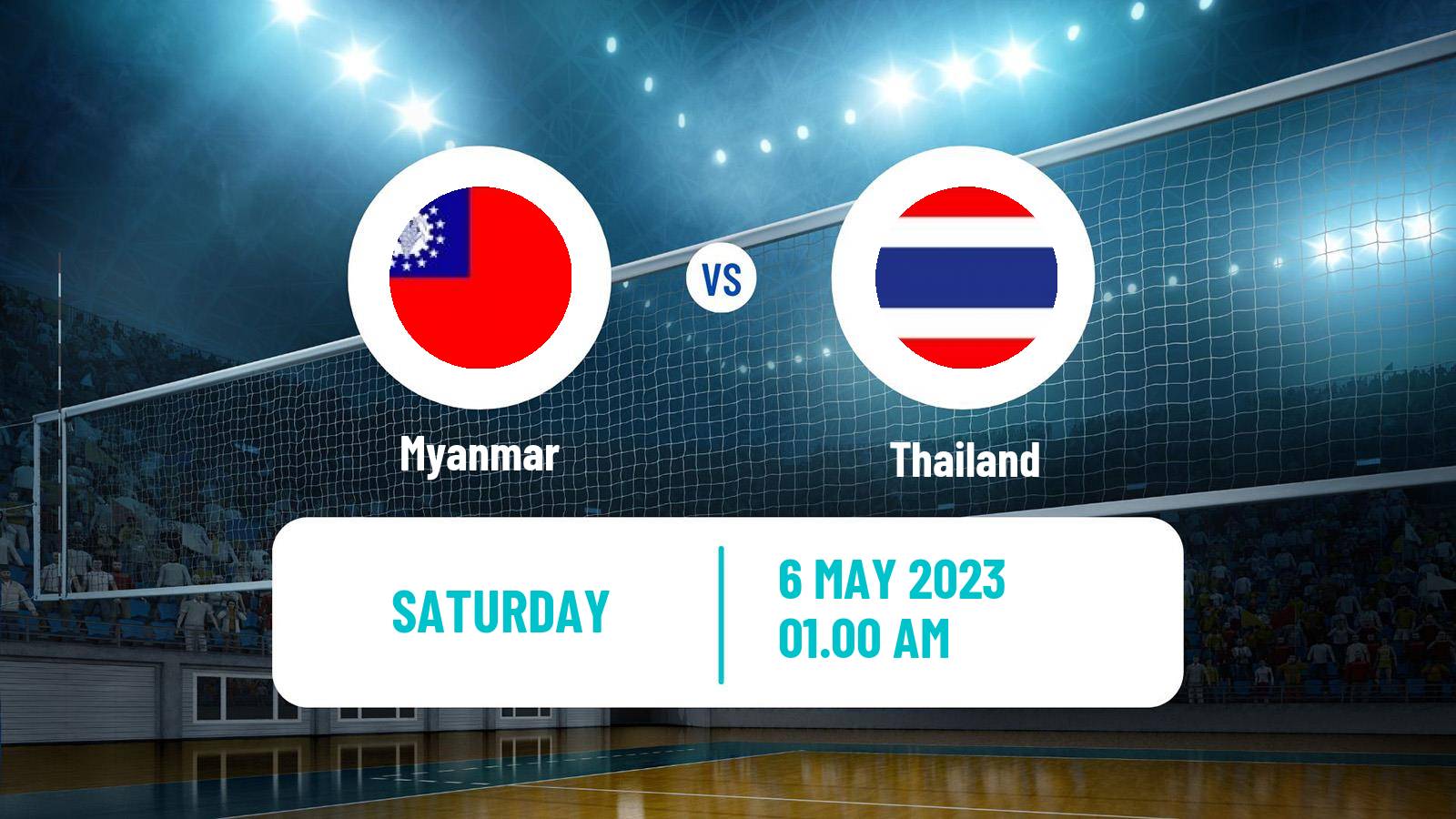 Volleyball Southeast Asian Games Volleyball Myanmar - Thailand