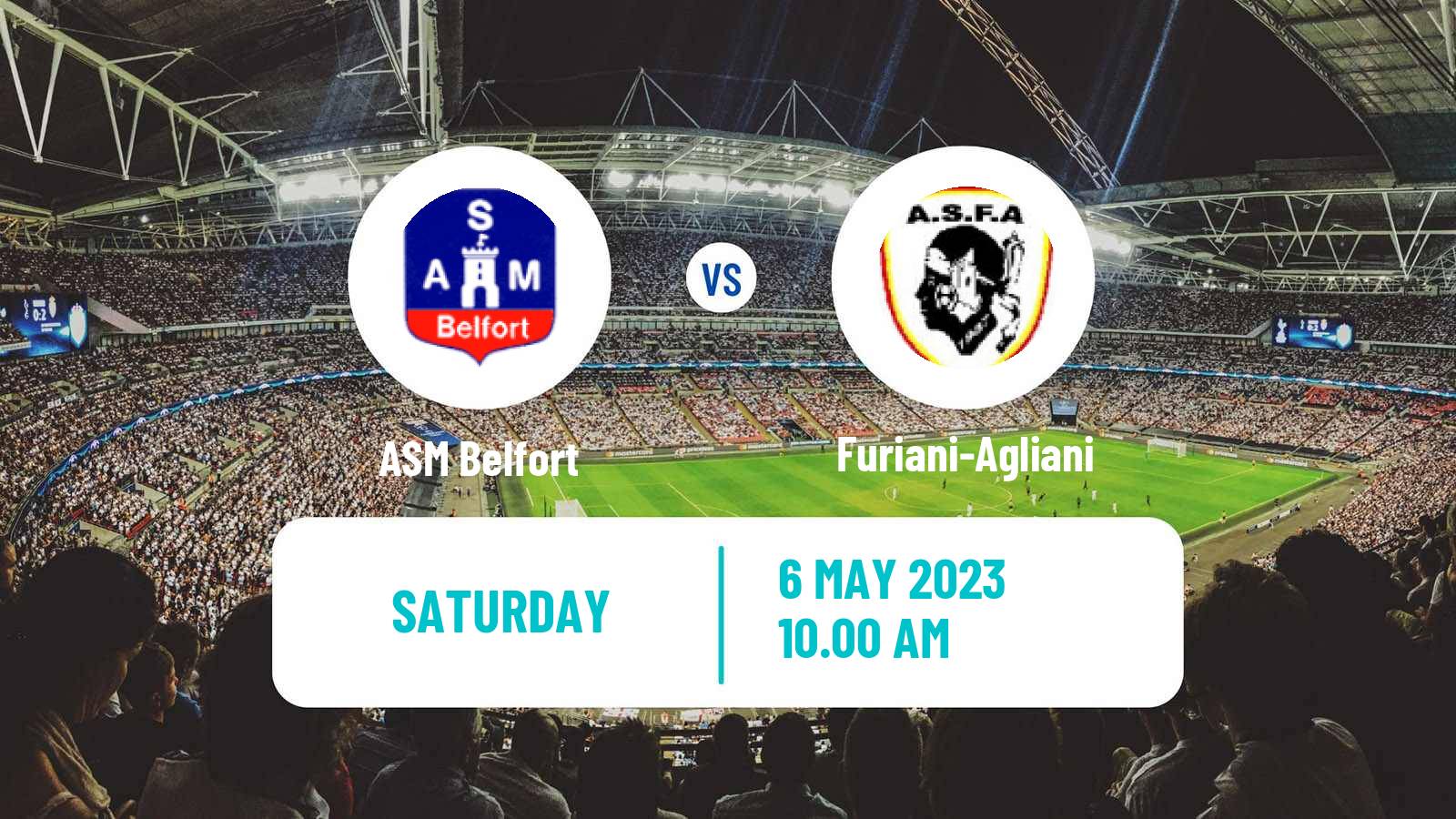 Soccer French National 2 - Group B ASM Belfort - Furiani-Agliani