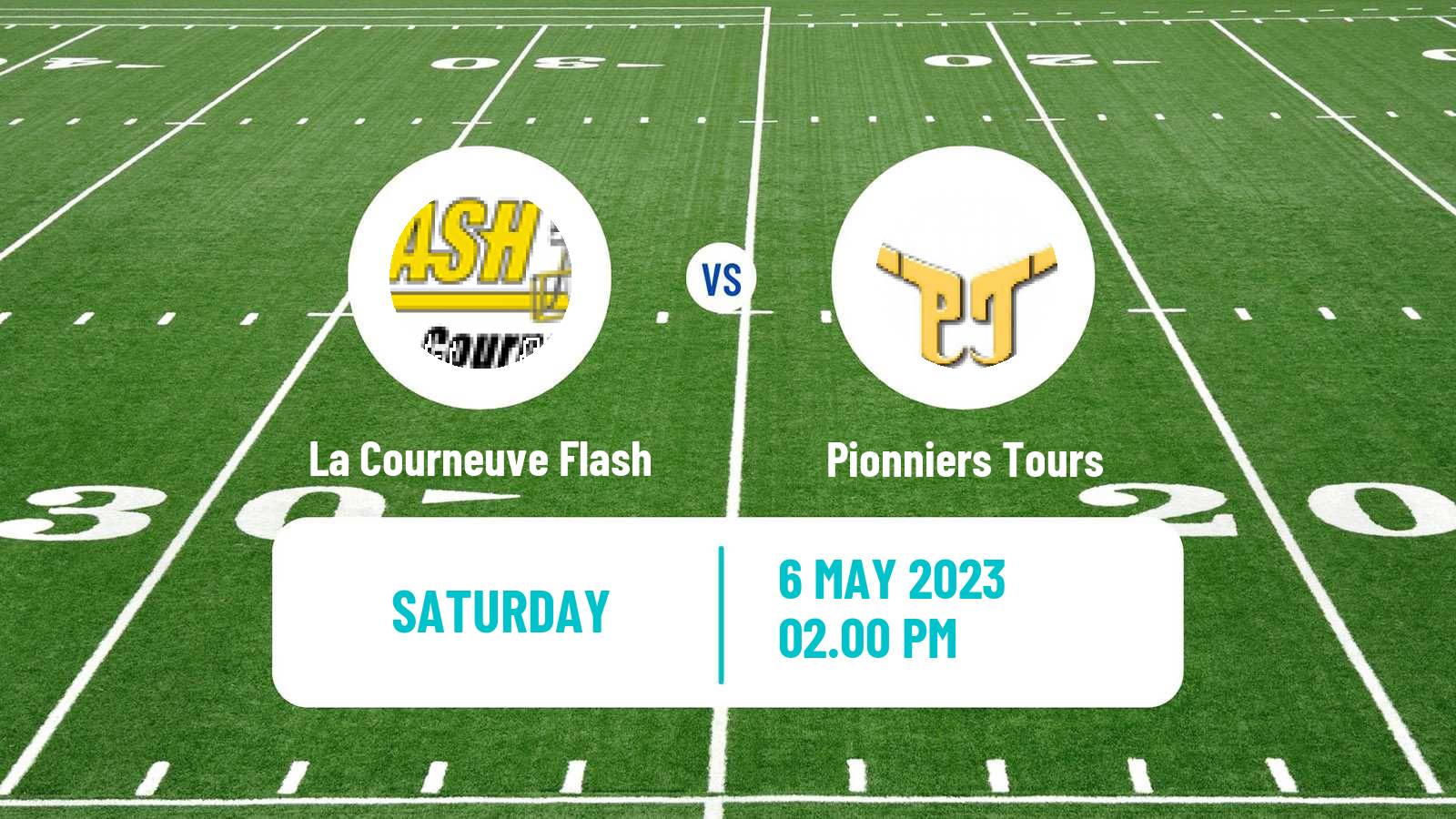 American football French Championnat Elite American Football La Courneuve Flash - Pionniers Tours