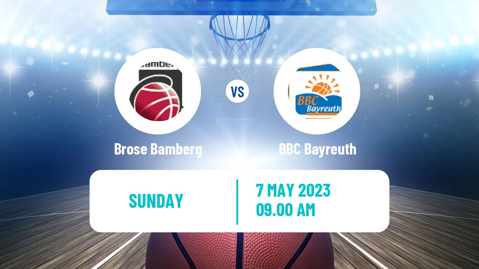 Basketball German BBL Brose Bamberg - BBC Bayreuth