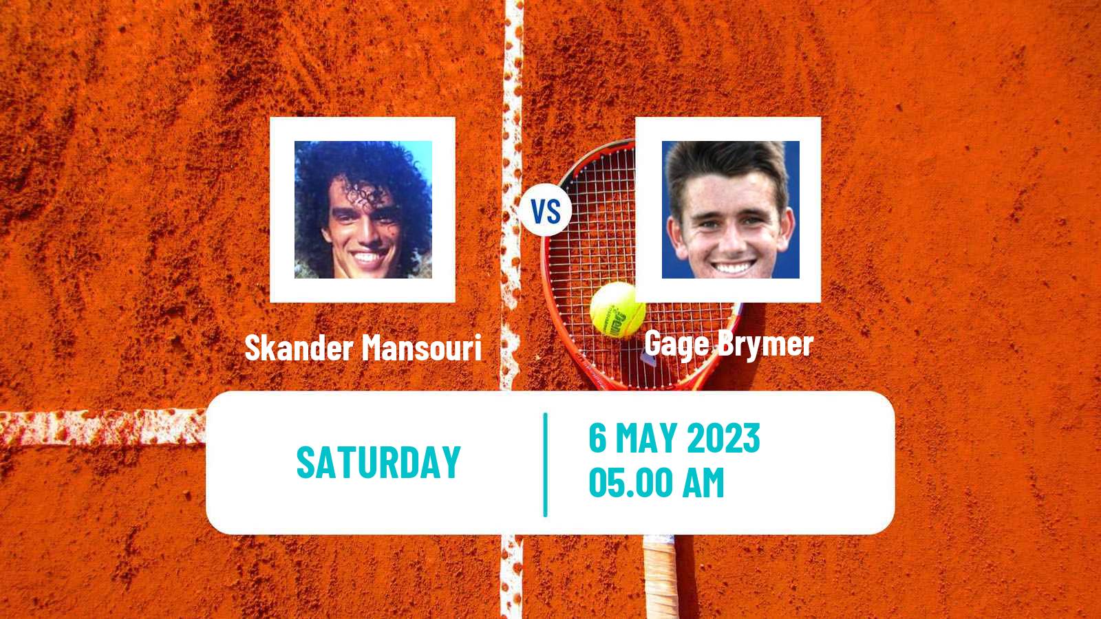 Tennis ITF Tournaments Skander Mansouri - Gage Brymer