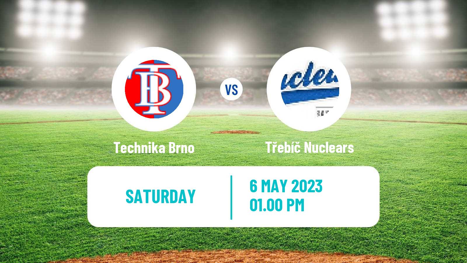 Baseball Czech Extraliga Baseball Technika Brno - Třebíč Nuclears