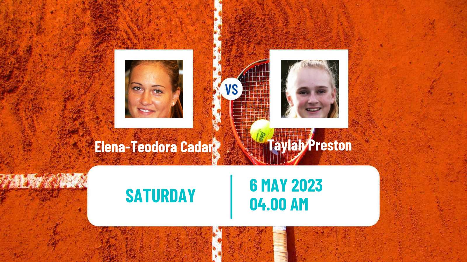 Tennis ITF Tournaments Elena-Teodora Cadar - Taylah Preston