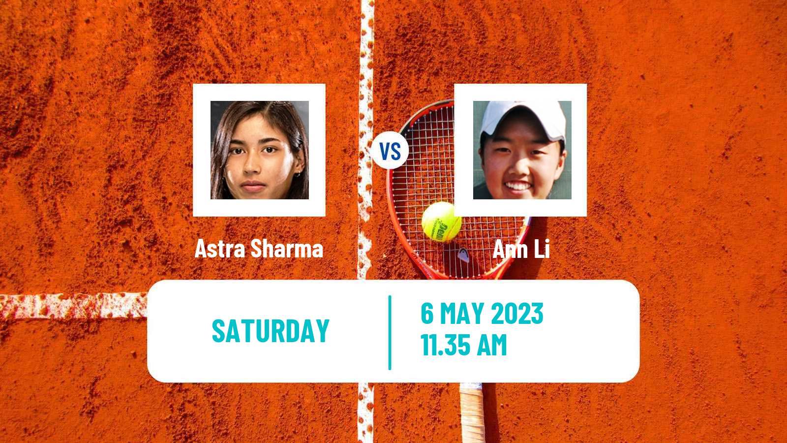 Tennis ITF Tournaments Astra Sharma - Ann Li