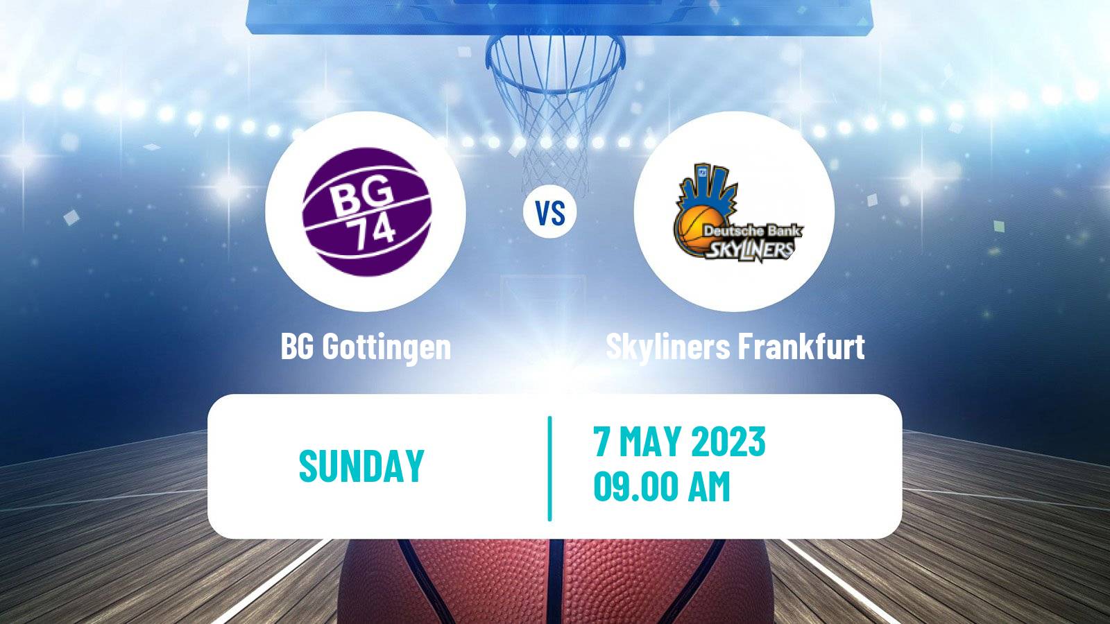 Basketball German BBL BG Göttingen - Skyliners Frankfurt